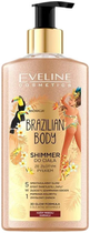 Schimmer do ciała Eveline Cosmetics Brazilian Body ze złotym pyłkiem 150 ml (5903416040187)