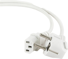 Kabel zasilający Cablexpert CEE7/17-C13 VDE 1.8 m Biały (PC-186W-VDE) - obraz 2
