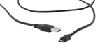 Kabel Cablexpert USB 2.0 / Micro USB 1.8 m Czarny (CC-USB2-AMMDM-6) - obraz 1