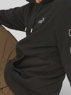Bluza męska rozpinana streetwear z kapturem Puma Power Winterized Full-Zip Hoodie Fl 67591401 XL Czarna (4099683851463) - obraz 4