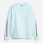 Світшот жіночий Puma Ess Tape Crew Icy 67599569 XL Блакитний (4099683559086) - зображення 1