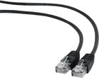 Patchcord Gembird UTP PP12 Cat 5e RJ-45 0.25 m Black (8716309074728)