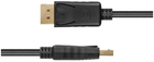 Кабель Delock mini-Displayport – DisplayPort 3 м Black (4043619826995) - зображення 2
