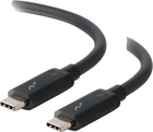 Kabel Delock Thunderbolt 3 – Thunderbolt 3 0.5 m Black (4043619848447) - obraz 1