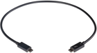 Kabel Delock Thunderbolt 3 – Thunderbolt 3 1 m Black (4043619848454) - obraz 2