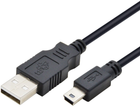 Kabel TB USB Type-A – mini-USB 1 m Black (5902002071390) - obraz 1
