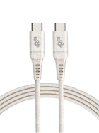 Kabel TB USB Type-C – USB Type-C 2.0 3A 1 m Beige (5902002186704) - obraz 1