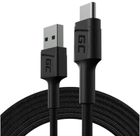 Kabel GC PowerStream USB – USB Type-C QC 3.0 1.2 m Black (5907813963544) - obraz 1