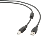 Kabel Cablexpert USB-A – USB-B 2.0 4.5 m Black (8716309052153) - obraz 1