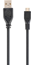Kabel Cablexpert micro-USB – USB Type-A 2.0 0.5 m Black (8716309071994) - obraz 1