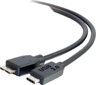 Kabel Gembird USB Type-C – micro-USB 3.0 1 m Black (8716309086509) - obraz 1