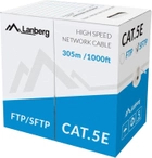 Kabel Lanberg SFTP Cat 5e 305 m Grey (5901969424584) - obraz 1