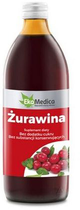 Sok naturalny Ekamedica Żurawina 500 ml (5902596671051) - obraz 1