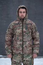 Чоловіча тактична куртка з підкладкою Omni-Heat мультикам з липучками під шеврони M - зображення 1