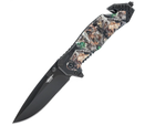 Складной Нож для Выживания Joker Camouflage Fist Black JKR765 - изображение 1