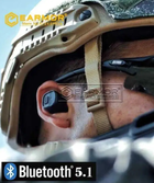 Беруші активні тактичні для стрільби Блютуз навушники Opsmen Earmor M20T - зображення 3