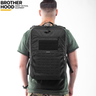 Рюкзак для дронов защитный тактический универсальный для силовых структур Brotherhood Черный M 16л (OR.M_3900) - изображение 1