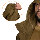 Куртка тактическая демисезонная мужская для силовых структур Stalker SoftShell Койот (7346), XL - изображение 6