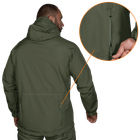 Куртка тактическая демисезонная мужская для силовых структур Stalker SoftShell Олива (7225), S - изображение 3