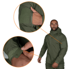 Куртка тактическая демисезонная мужская для силовых структур Stalker SoftShell Олива (7225), S - изображение 4