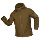 Куртка тактична демісезонна чоловіча для силових структур Stalker SoftShell Койот (7346), M - зображення 1
