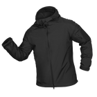 Куртка тактическая демисезонная мужская для силовых структур Stalker SoftShell Черная (7226), S - изображение 1