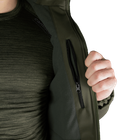 Куртка тактическая демисезонная мужская для силовых структур Cyclone SoftShell Олива (6613), S - изображение 8