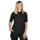 Поло футболка женская тактическая универсальная рубашка для полицейских Camotec CG Pani Paladin Черный S (OR.M_947) - изображение 1