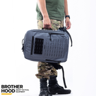Рюкзак для дронів захисний універсальний для силових структур Brotherhood Сірий M 16л (OR.M_3900) - зображення 9
