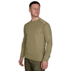 Лонгслив тактический эластичная футболка с длинным рукавом для силовых структур Хаки (7105), XXXL (OR.M_2938) - изображение 3
