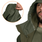 Куртка тактична демісезонна чоловіча для силових структур Stalker SoftShell Олива (7225), L - зображення 6
