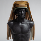 Накидка на голову или шлем маскировочная тактическая универсальная для силовых структур Хаки + Койот (OR.M_600) - изображение 3