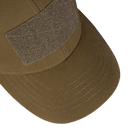 Бейсболка тактическая износостойкая практичная кепка для силовых структур Tactic Canvas Койот (5852) (OR.M_616) - изображение 6