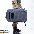 Рюкзак для дронів захисний універсальний для силових структур Brotherhood Сірий L 30л (OR.M_4900) - зображення 5