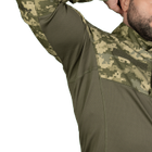 Рубашка тактическая боевая универсальная для силовых структур CM Blitz Камуфляж/Олива (7020), XXL (OR.M_2493) - изображение 11