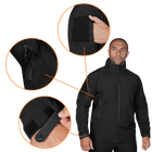 Куртка тактична демісезонна чоловіча для силових структур Phantom System Чорна (7287), L - зображення 5