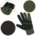 Перчатки тактические флисовые демисезонные для силовых структур Universal Pro Touch Олива (7378), M - изображение 2