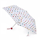 Парасолька жіноча механічна Fulton L553-040997 Superslim-2 Butterflies & Flowers (Метелики та квіти)