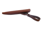 Туристический нож HK1 SSH, нержавеющая сталь, ручка орех, чехол кожа, лезвие 110мм BPS KNIVES - изображение 5