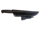 Охотничий нож NIGHTHAWK ADVENTURER SSHF, нержавеющая сталь, ручка дуб, чехол кожа, лезвие 135мм BPS KNIVES - изображение 6
