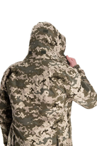 Військова водонепроникна дихаюча тепла тактична фліска-куртка Softshell 2XL(54-56) Піксель - зображення 6