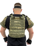 Наплічники тактичні захист плечей до плитоноски Побратим Піксель - зображення 3
