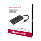 USB-хаб Transcend 6-in-1 USB 3.1 Type-C Black (TS-HUB5C) - зображення 6