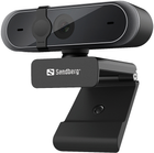 Вебкамера Sandberg Webcam Pro Autofocus Stereo Mic Black (5705730133954) - зображення 2