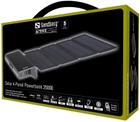 Powerbank solarny Sandberg 25000 mAh Solar Black (5705730420566) - obraz 7