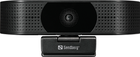 Kamera internetowa Sandberg Webcam Pro Elite 4K UHD (IMX258) Autofocus USB-A/USB-C Black (5705730134289) - obraz 1