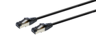 Kabel Patch Cablexpert PP8-LSZHCU-BK-0.5M - obraz 2