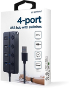 USB-хаб на 4 порти Gembird UHB-U3P1U2P3P-01 - зображення 6