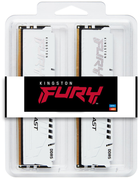 Оперативна пам'ять Kingston FURY DDR5-5200 131072MB PC5-41600 (Kit of 4x32768) Beast 2Rx8 White (KF552C40BWK4-128) - зображення 4