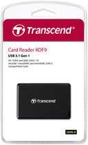 Czytnik Transcend TS-RDF9K2 USB 3.1 Gen1 All-in-1 Multi Card Reader UHS-II SD/microSD/CF - obraz 7